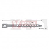 WT-SST-140 vázací pásky rozdělávací z měkkého materiálu SOFT STRAP, 142 x 8,5 mm, přírodní