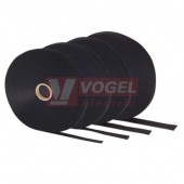 KLKB 300×17 mm kabelový pásek na suchý zip, černý, kotouč 500ks  (61028)