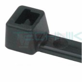 VPC  3,6/140/1000 Vázací páska černá krátkodobě UV odolná, nosnost 18kg, průměr svazku 33mm, rozměr 3,6x140mm (1000ks) PA