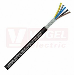 Ölflex Classic 135 CH BK 0,6/1 kV  4G 10 kabel flexibilní, bezhalogenový, stíněný, černý plášť, vysoce odolný vůči šíření plamene, barevné žíly se ze/žl (1123490)