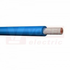H07V-K  1x22AWG (0,5mm2) sv. modrý, vodič jednožilový PVC, MULTI-STANDARD SC 2.1, aprobace CE / CSA / HAR / RU / UL / EAC / Fire (karton 3000m) (4160102K)