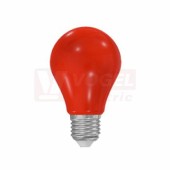 Žárovka LED E27 230VAC   5W COLOURMAX, A60, 230-240V, barva červená (250656240)
