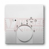 2CKA001710A3756 Kryt termostatu prostorového s otočným ovládáním; ušlechtilá ocel; 1795-866 - Future linear
