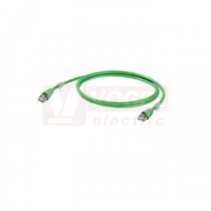 IE-C5ES8UG0250M40M40-G Patch kabel Cat.5 S/FTP, konektory RJ45/RJ45, IP20, PUR zelený, délka 25m (1166000250)