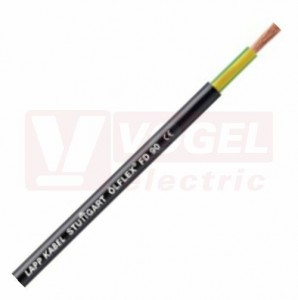 Ölflex FD 90 600/1000V 1G 300 jednožilový kabel, vysoce flexibilní, černý vnější plášť z PVC, vnitřní zl/žl, certifikovaný pro Severní Ameriku (0026640)