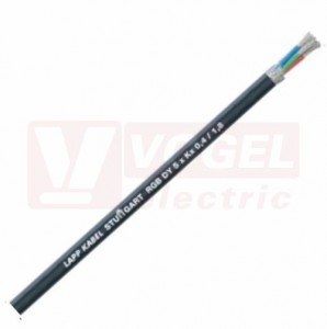Kabel koaxiální RGB FD 3x Kx0,6L/2,4 k barevným monitorům, lze použít i v energetických řetězech, vnější plášť z PVC (0034247)