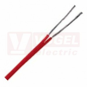 Ölflex Heat 180 SiZ 300/500V 2x  0,5 RD vodič červený, dvojité lanko, silikonový, -50°C až +180°C (0065201)
