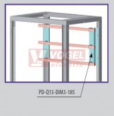 PD-Q13-DIM3-185 Držák podpěrného izolátoru pro rozteč přípojnic 185 nebo 100 mm, pro QA (37173)