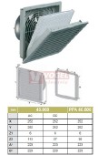 PF 43.000 IP54  230VAC, RAL7032, UL (7940025849) otvor 223x223mm, ventilátor s filtr.vložkou 231m3/h