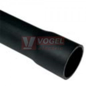 Trubka PLAST  16 8016EHF FA, 1250N, černá RAL 9005, bezhalogenová, UV stabilní (délka 3m)