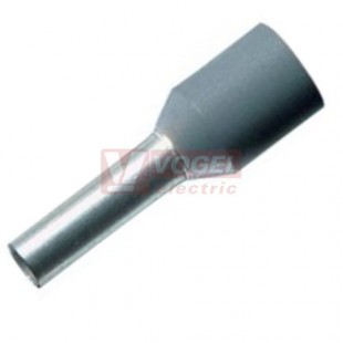 DI 0,14-8 šedá   Dutinka izolovaná šedá, průřez 0,14mm2 / 8mm, balení 100ks