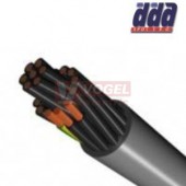 YY-JZ 25x 2,50 kabel flexibilní PVC šedý, číslované žíly se ZŽ