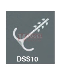 Příchytka Schnabl DSS 21 pro 2 paralelní trasy pr.12-25mm (na omítku)