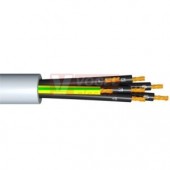 YSLY-JZ 14x1,00 kabel flexibilní, PVC šedý, číslované žíly se ze/žl