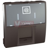 MGU946012 Unica - Kryt datové zásuvky pro kon.AMP,KRONE, LUCENT a ATT (Avaya), Grafit