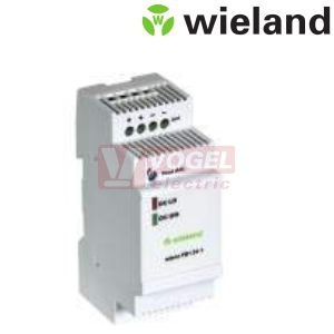 Zdroj spínaný 1f 24VDC  1,0A (PB1 24-1)   wipos 90-264VAC/120-375VDC, modulární, montáž na DIN lištu
