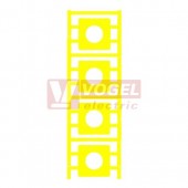SM 45/45-24 MC NE GE MultiCard, štítek 45x45mm s otvorem pr.24mm, polyamide 66, žlutý (1248660000)
