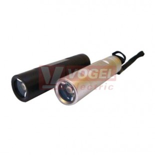 Svítilna 3xLR03 BC 1 W Aluminium Flashlight 1xLED CREE (včetně baterií 3xAAA), L=117mm, pr.27mm, vypínač tlačítkový
