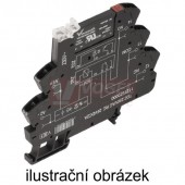 TOZ 230VAC RC 230VAC1A  TERMSERIES polovodičové relé, Triac 1xpřep. 1A 24-230VAC, patice š=6,4mm, pružin.svorky (1127610000)
