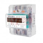 Elektroměr DTS 353-L 80A, přímé měření 3f/3x230/400V+N, 10-80A, tp.1%,  LCD, š=4,5 mod., IP20, montáž na DIN lištu, vodič max.25mm2 (883)
