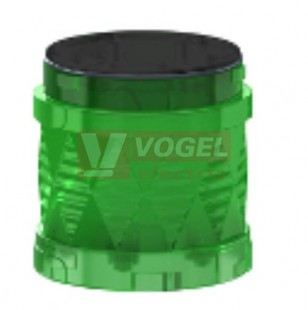 XVUC23 Světelný LED modul, 24V AC/DC, zelený, pr.60mm, IP65, trvale svítící, v=50mm