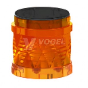 XVUC25 Světelný LED modul, 24V AC/DC oranžový, pr.60mm, IP65, trvale svítící, v=50mm