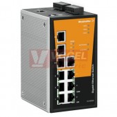 IE-SW-PL10M-3GT-7TX ethernetový Switch PremiumLine, řízený, 3xRJ45 10/100/1000MBit/s, 7xRJ45 10/100MBit/s, 12-45VDC, IP30, š 80,2mm, -10..+60°C (1241290000)