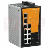IE-SW-PL10MT-3GT-7TX ethernetový Switch PremiumLine, řízený 3xRJ45 10/100/1000MBit/s, 7xRJ45 10/100MBit/s, 12-45VDC, IP30, š 80,2mm, -40°C..+75°C (1286930000)
