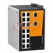 IE-SW-PL16M-16TX ethernetový Switch PremiumLine, řízený, 16xRJ45 10/100MBit/s, 18-30VAC, 12-45VDC, IP30, š 94mm, 0..+60°C (1241100000)