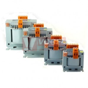 JT  650 230/24V 50/60Hz, 1f. bezpečnostní ochranný transformátor, 650VA, IP00, švh: 150x130x140mm