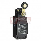 XCKS131 Spínač polohový Universal Classic, plastový, páka s plastovou kladkou, 1Z+1V, s mžik.funkcí, kabel.vstup PG13,5, IP65