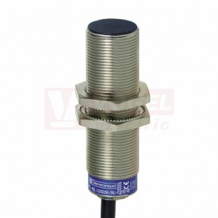 XS2M18KP340 Indukční čidlo M18, mosaz, Sn=8mm, 12…24VDC, kabel 2m, délka těla 60mm, nestíněný, PNP/NPN NO+NC, IP68