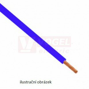CYA   0,75   tm.modrý H05V-K vodič jednožilový