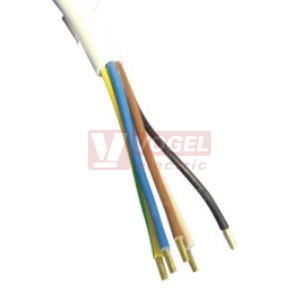 CYSY 4G 0,75 BÍ (ZŽ,H,Č,Š) H05VV-F ohebný kabel