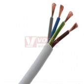 CYSY 4G 4,00 BÍ (ZŽ,H,Č,Š) H05VV-F ohebný kabel