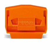 264-369 koncová destička/přepážka, oranžová, tl.4mm, WAGO