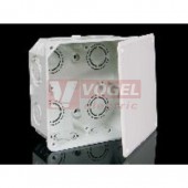 KO 100_KA krabice s víčkem pod omítku, š/v/hl 107x107x50mm, PVC