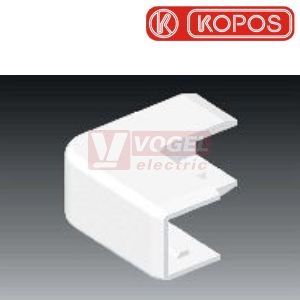 Kryt roh vnější 8736_HB pro LV 18x13, bílý RAL9003