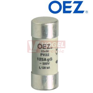 Pojistka 22x58  20A gG PV22 690V AC/250V DC