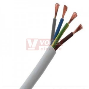CYSY 4x 1,00 BÍ (M,H,Č,Š) H05VV-F ohebný kabel