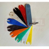 Měrka kabelová pro průřezy 1,5-70mm2, barevné plastové proužky na kroužku