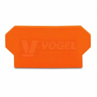 280-328 přepážka s přesahem, oranžová, tl.2mm WAGO