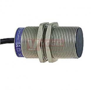 XS1M30KP340  snímač indukční, M30, kov, 12-24VDC, Sn=10mm, zapustitelný, kabel 4 drát