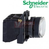 XB5AW31M5 Ovládač stiskací prosvětlený, lícující, 1 Z + 1 V, 230..240V - bílý
