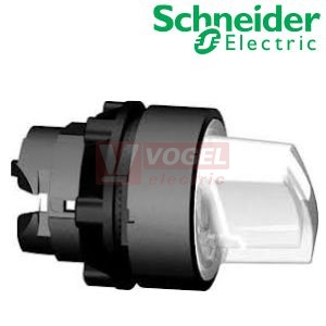 ZB5AK1313 Hlavice otočná prosvětlená BÍ, 3 pozice I-0-II pevné