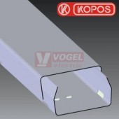 Lišta v 20xš 40 SK 40X20_S (2m) stínící, plech Zn