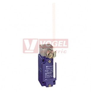 XCKJ10559 Polohový spínač Universal Classic, kovový, termoplast.kruhová tyčová páka pr.6mm, 1Z+1V, s mžik.funkcí, kabel.vstup 1x PG13,5, IP67