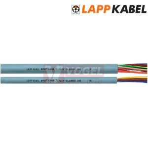 Ölflex Classic 100 300/500V 16G  0,5 kabel flexibilní, šedý plášť PVC, barevné žíly se ze/žl (0010010)