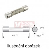 Pojistka keram. 6,3x32  0,5A T pomalá, vyp.schopnost 1500A/500V