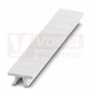 ZB 5 označovací štítky, bez potisku, bílé, montáž nacvaknutím, š 5,2mm, popis.pole 5,1x10,5mm (1 balení = 10 kusů) (1050004)